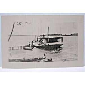 Ship Boat Postcard Silver Lake Nellie Palmer Riverboat William Reed Gordon 1979